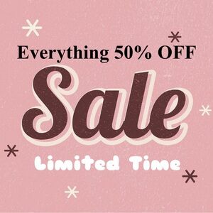 Sale :) giving everything away for half offf!!!